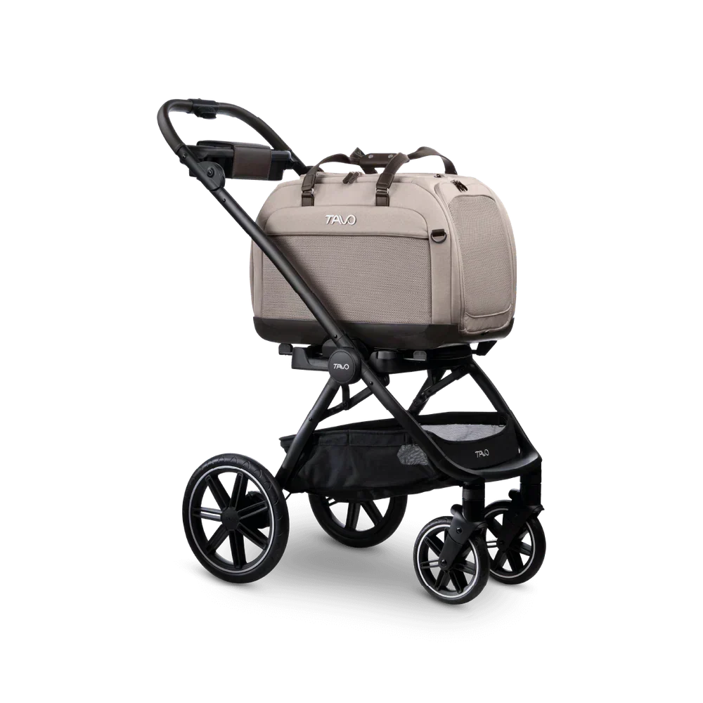 Tavo Hendrick Pet Car Seat + Hendrick Adapter + Roscoe Trek Stroller