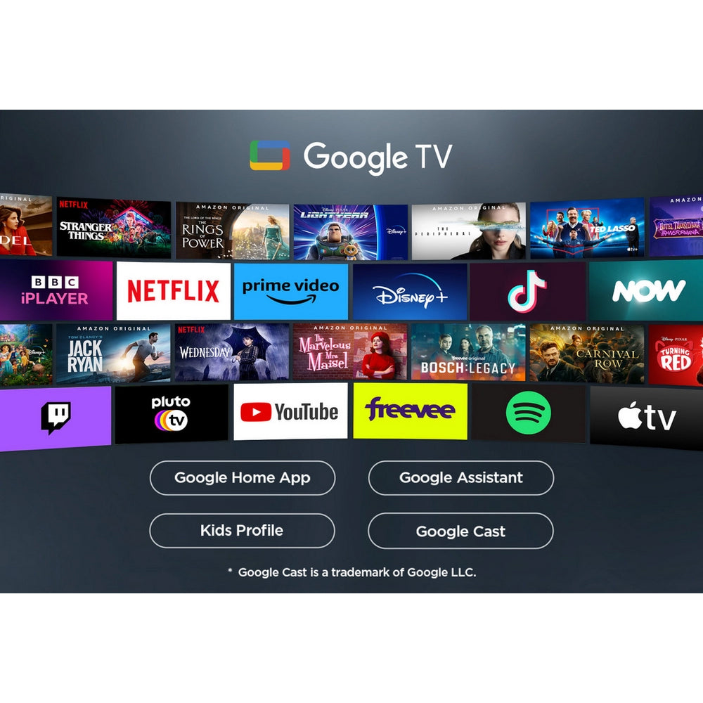 TCL 43V6C-UK 43 Inch V6C 4K Ultra HD HDR Direct LED Smart Google TV