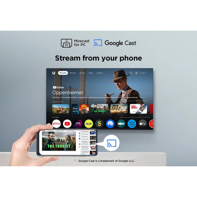 TCL 43V6C-UK 43 Inch V6C 4K Ultra HD HDR Direct LED Smart Google TV