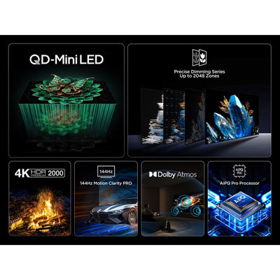 TCL 50C7K-UK 50 Inch Premium 4K QD-Mini LED UHD HDR Smart Google TV