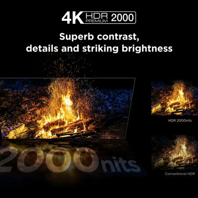 TCL 50C7K-UK 50 Inch Premium 4K QD-Mini LED UHD HDR Smart Google TV