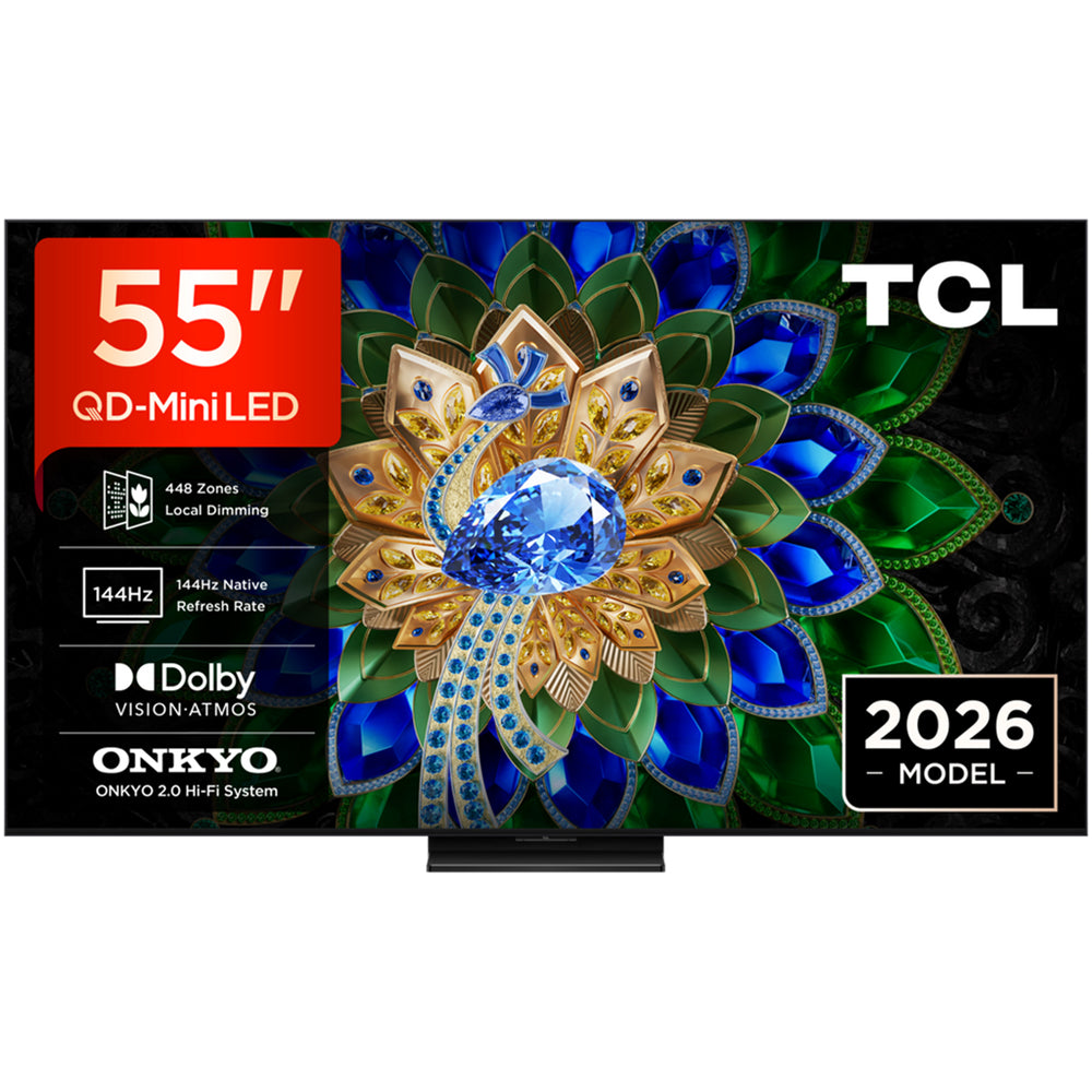 TCL 55A400U-UK 55 Inch A400U 4K Ultra HD HDR QD-Mini LED Smart Google TV 2026