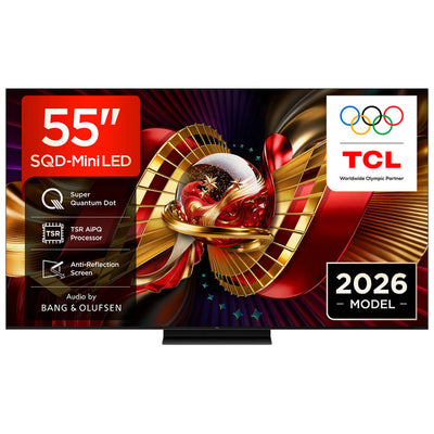 TCL 55C8L-UK 55 Inch C8L 4K Ultra HD HDR Premium SQD-Mini LED Smart Google TV 2026