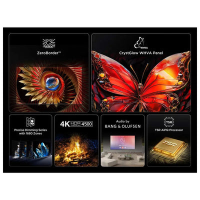 TCL 65C8K-UK 65 Inch C8K 4K Ultra HD HDR Premium QD-Mini LED Smart TV
