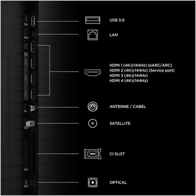 TCL 65C8L-UK 65 Inch C8L 4K Ultra HD HDR Premium SQD-Mini LED Smart TV 2026