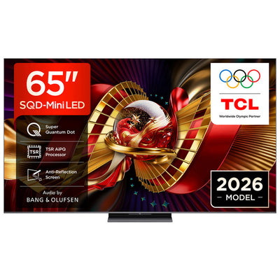TCL 65C8L-UK 65 Inch C8L 4K Ultra HD HDR Premium SQD-Mini LED Smart TV 2026
