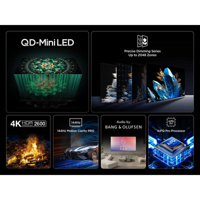TCL 65Q7C-UK 65 Inch Q7C 4K Ultra HD HDR QD-Mini LED Smart Google TV