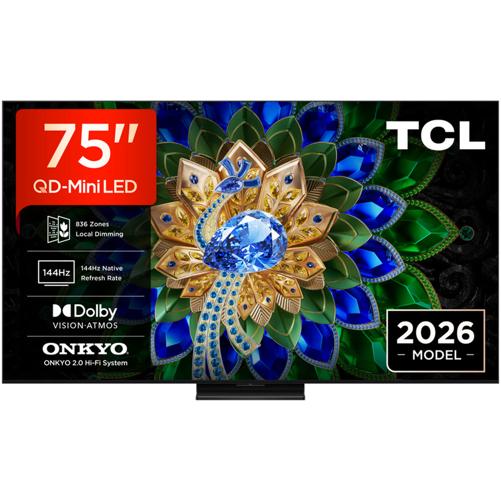 TCL 75A400U-UK 75 Inch A400U 4K Ultra HD HDR QD-Mini LED Smart Google TV 2026