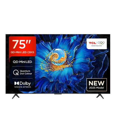 TCL 75C6KS-UK 75 Inch C6KS Premium 4K Ultra HD HDR QD-Mini LED Smart TV
