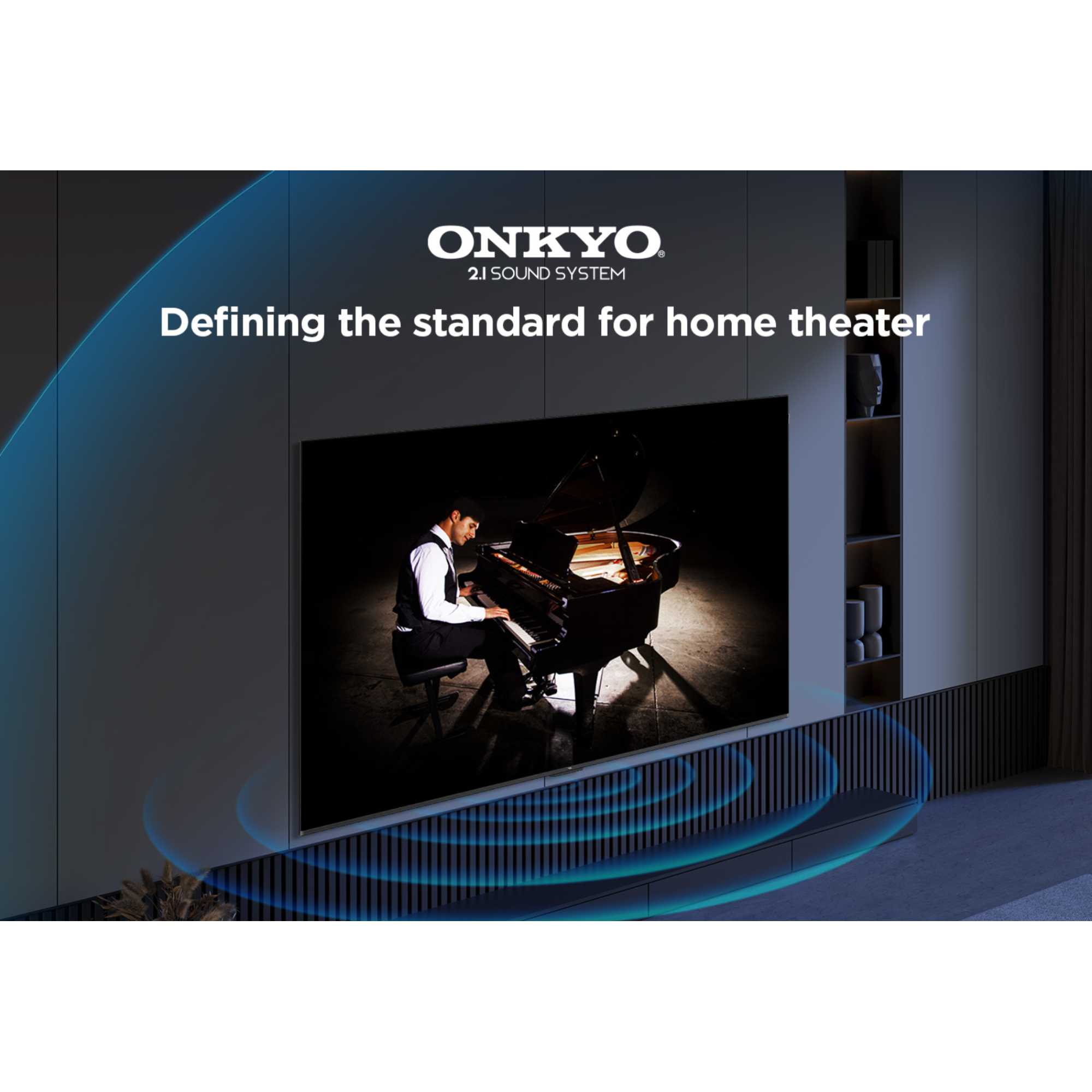 TCL 75T8C-UK 75 Inch T8C 4K QLED Ultra HD HDR Smart Google TV with 144Hz Motion Clarity Pro and Onkyo 2.1 sound