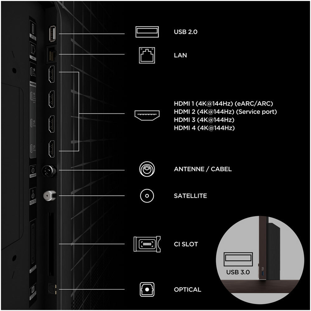 TCL 75X11L-UK 75 Inch X11L 4K Ultra HD HDR SQD Mini LED Smart Google TV 2026