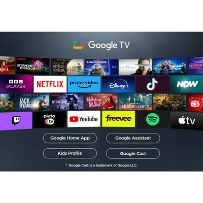 TCL 85P7K-UK 85 Inch P7K 4K QLED Ultra HD HDR Direct LED Smart Google TV