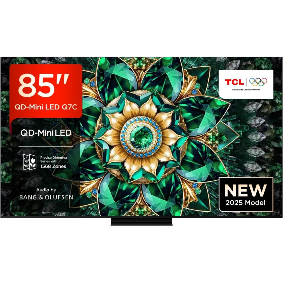 TCL 85Q7C-UK 85 Inch Q7C 4K Ultra HD HDR QD-Mini LED Smart Google TV
