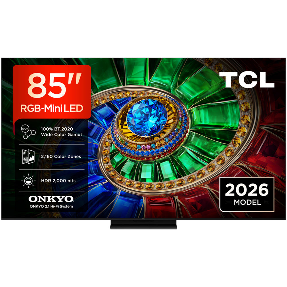TCL 85RM7L-UK 85 Inch RM7L 4K Ultra HD HDR RGB Mini LED Smart Google TV 2026