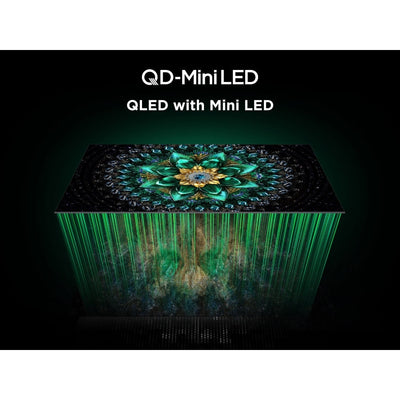 TCL 98Q6C-UK 98 Inch Q6C 4K Ultra HD HDR QD-Mini LED Smart Google TV
