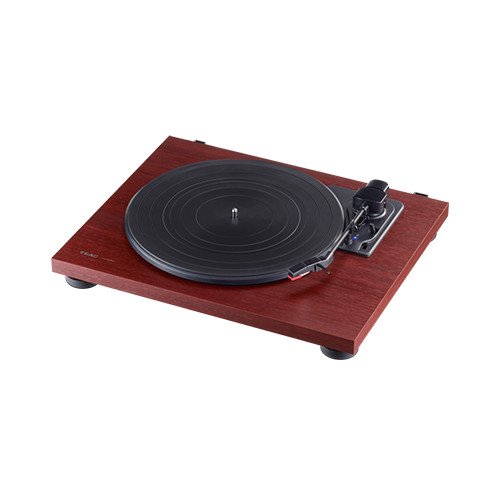 TEAC TN-180BT Bluetooth 3-speed Analog Turntable with Phono EQ In Cherry
