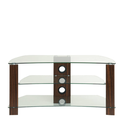 TTAP Vision Curve 1000 TV Stand Walnut