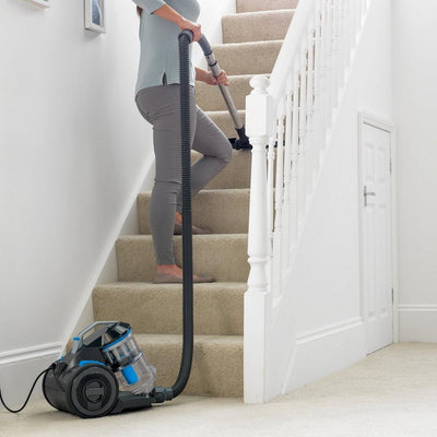 Vax CCQSASV1P1 Air Stretch Pet Vacuum Cleaner Grey and Blue