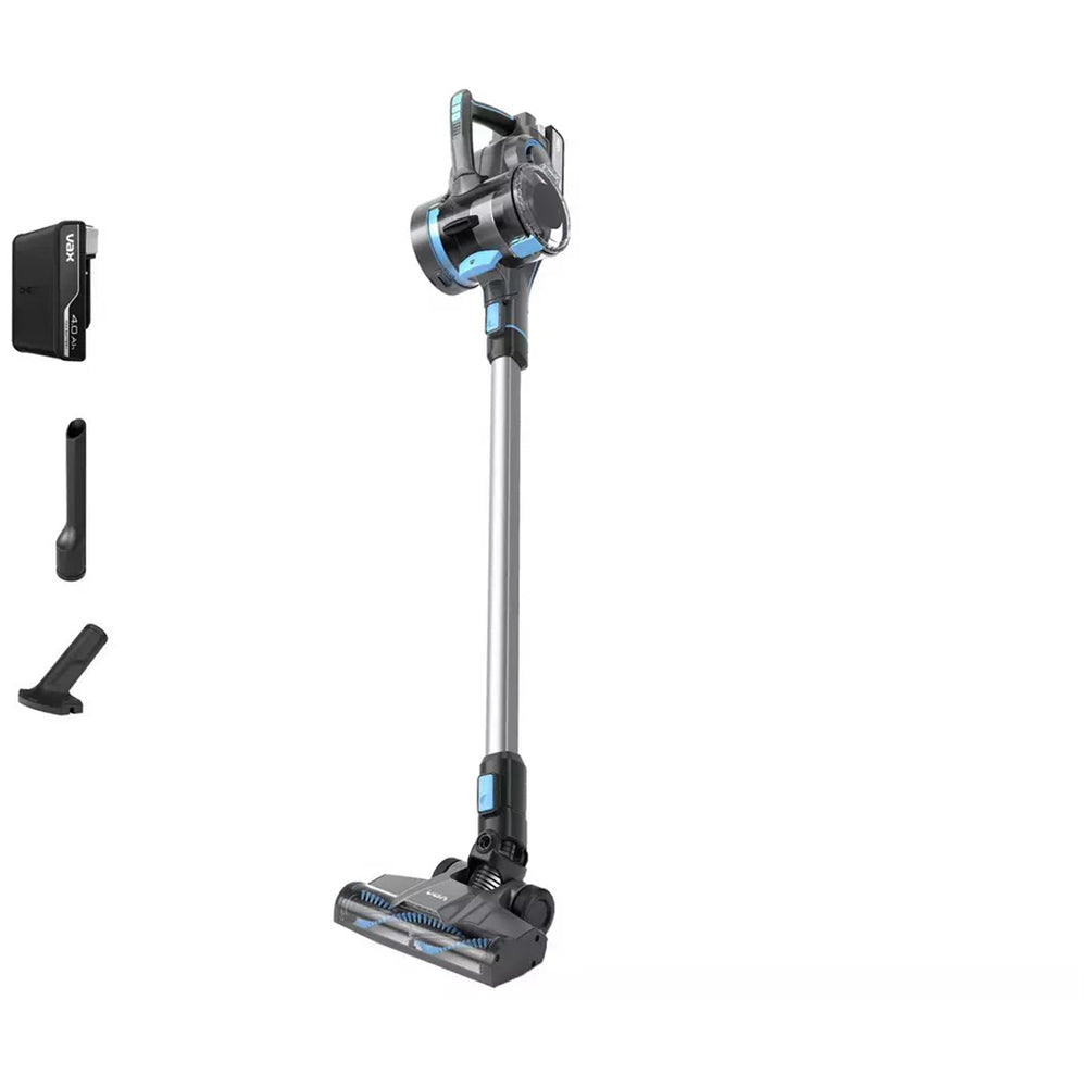Vax CLSV-B4CA ONEPWR Blade 4 Classic Plus Cordless Vacuum Cleaner with up to 45 Minutes Run Time Graphite and Blue