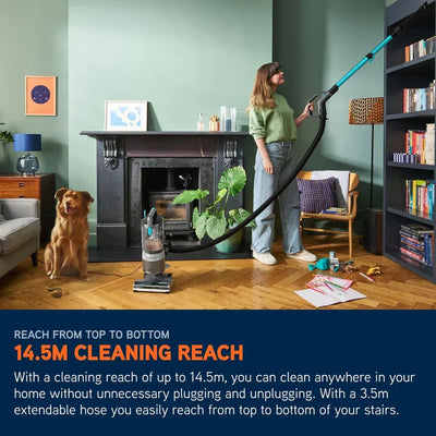 Vax LiftOut Reach Pet-Design CDUP-LORP Corded Upright Vacuum Cleaner - Graphite Teal