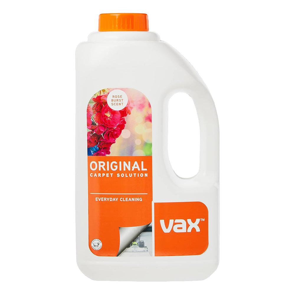 Vax Original Carpet Cleaning Solution 1.5L Rose Burst Scent - White 1-9-142055