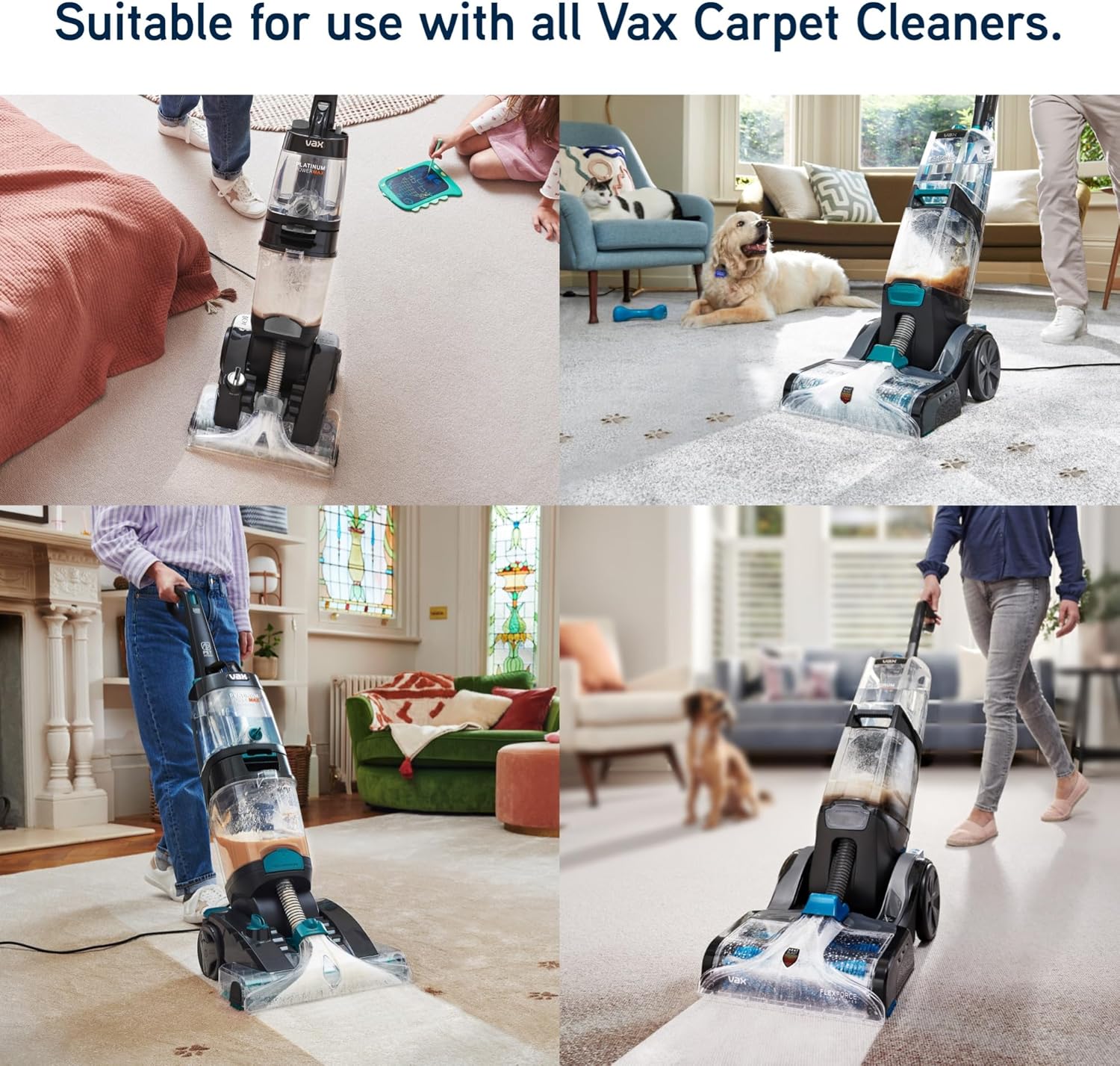 Vax Original Pet Carpet Cleaning Solution 1.5L Citrus Burst Scent - White 1-9-142054