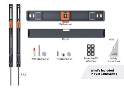 Vogels Comfort TVM 3405 Fixed TV Wall Mount for TVs from 32 to 77 inches
