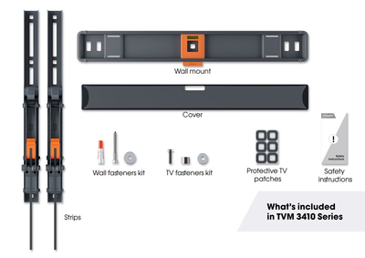 Vogels Comfort TVM 3415 Tilting TV Wall Mount for TVs from 32 to 65 inches