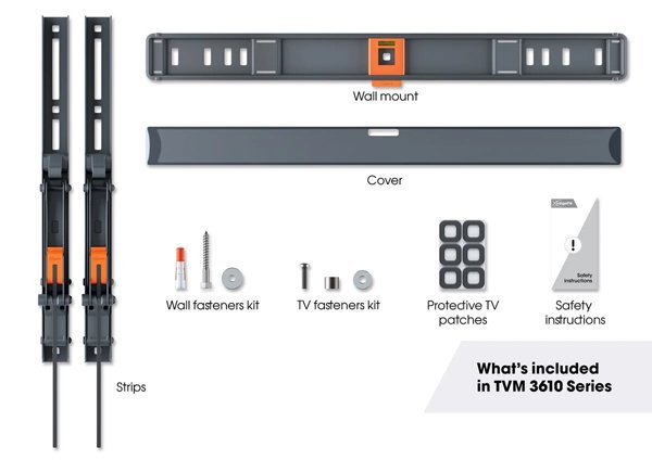 Vogels Comfort TVM 3615 Tilting TV Wall Mount for TVs from 40 to 77 inches