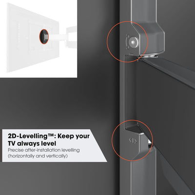 Vogels ELITE TVM 5445 Full-Motion TV Wall Mount black