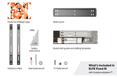Vogels Elite TVM 5505 Ultra Thin Fixed TV Bracket for 32 - 77 Inch TVs