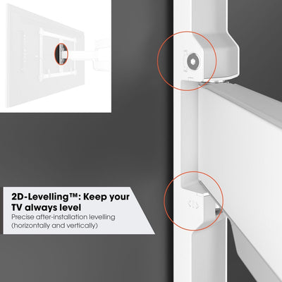 Vogels Elite TVM 5645 Full-Motion TV Wall Mount White