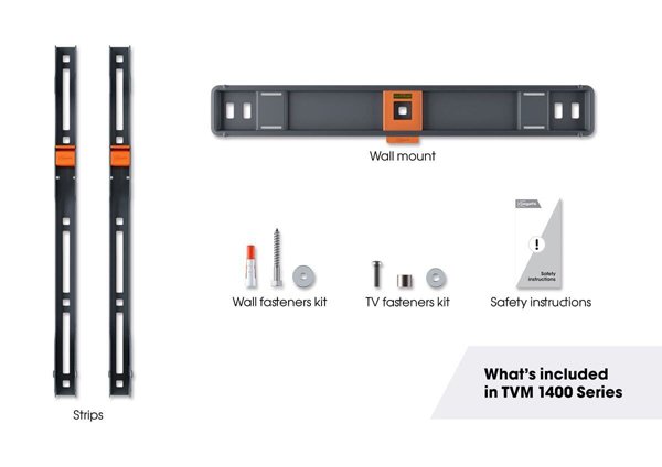 Vogels Quick TVM 1405 Fixed TV Wall Mount for TVs from 32 to 77 inches