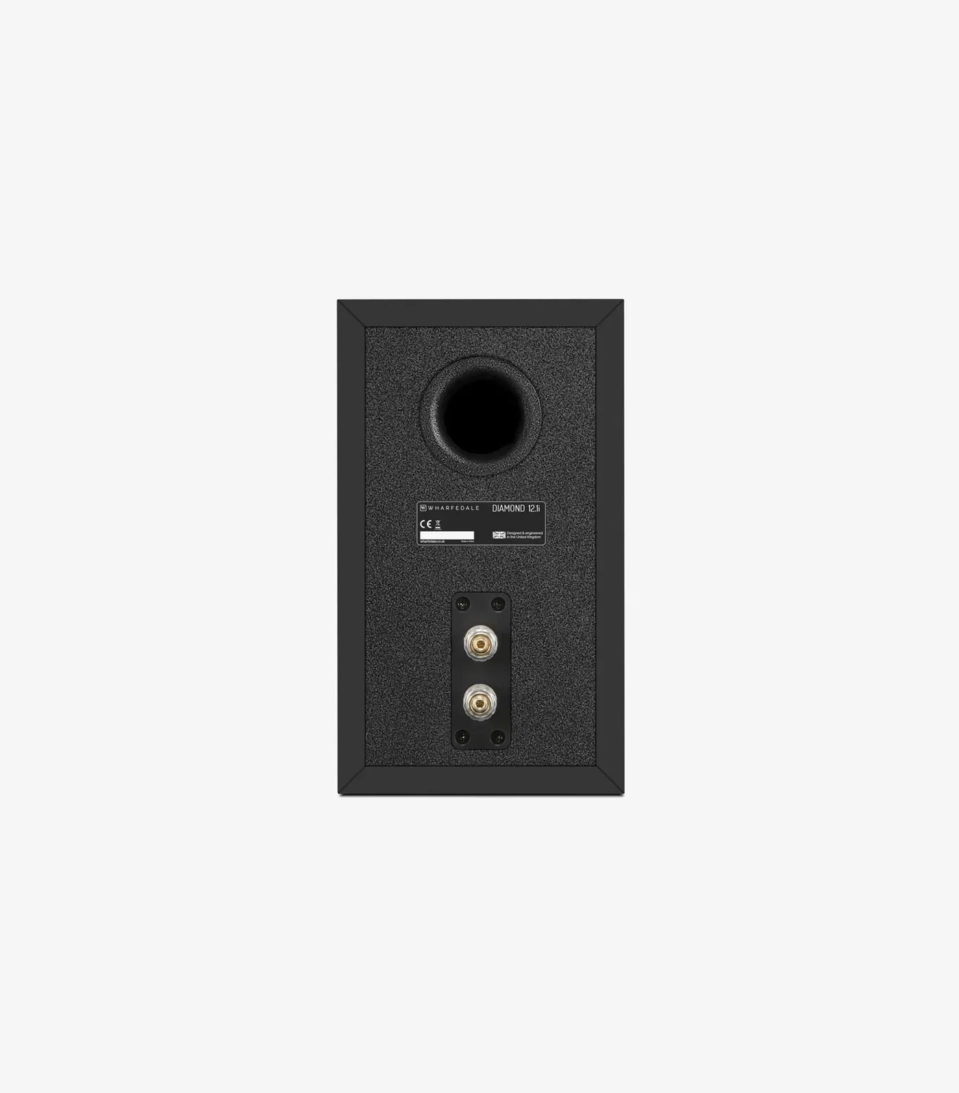 Wharfedale Diamond 12.1i Compact 2 way Standmount Bookshelf Speakers Pair - Black
