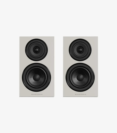 Wharfedale Diamond 12.1i Compact 2 way Standmount Bookshelf Speakers Pair - Grey