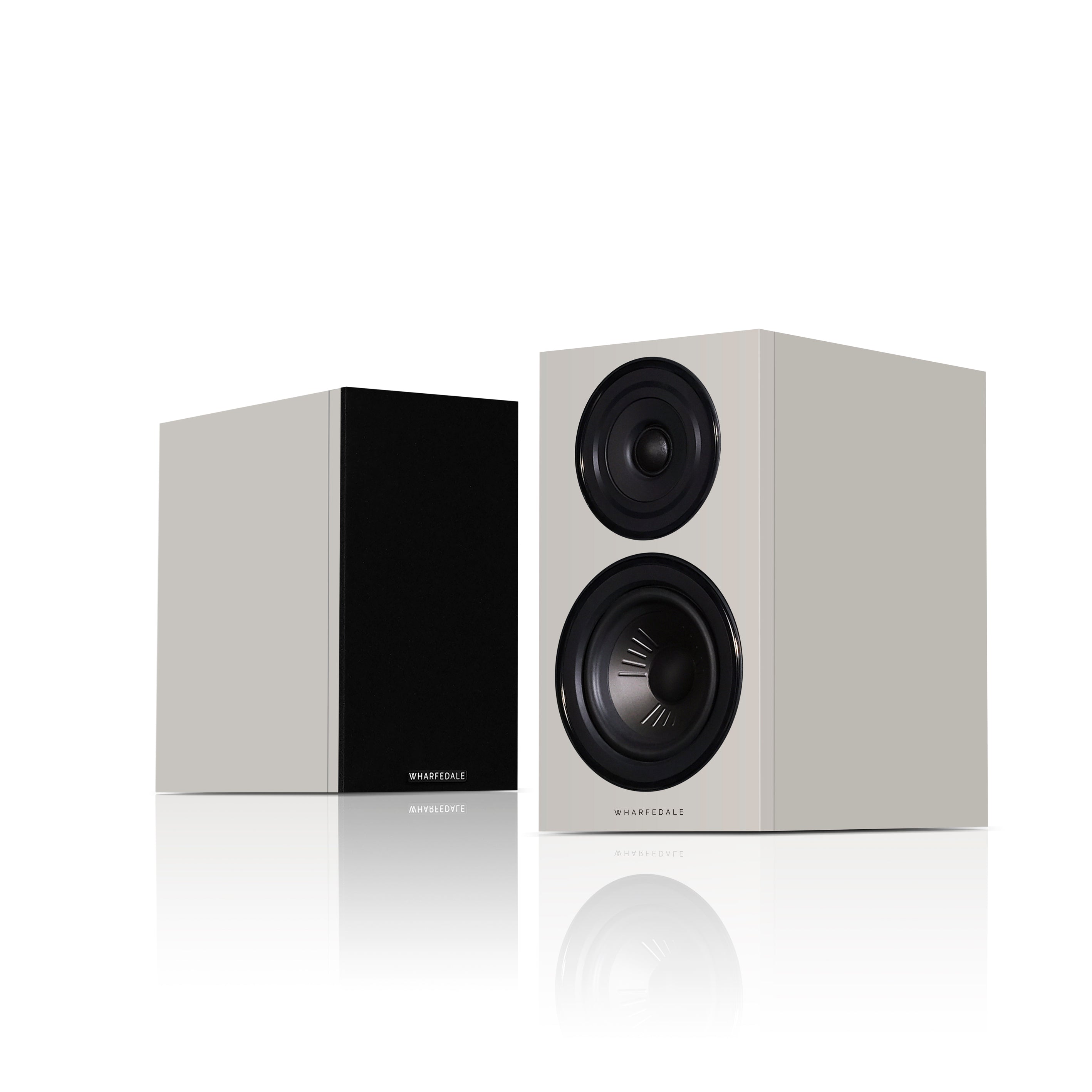 Wharfedale Diamond 12.1i Compact 2 way Standmount Bookshelf Speakers Pair - Grey