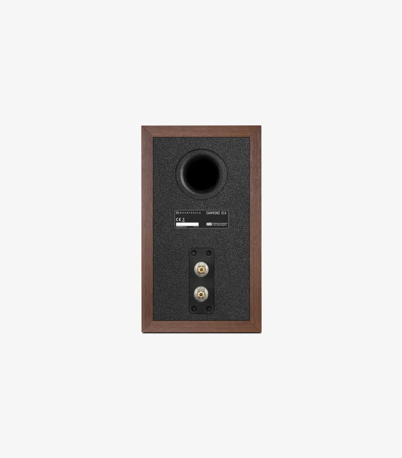 Wharfedale Diamond 12.1i Compact 2 way Standmount Bookshelf Speakers Pair - Walnut