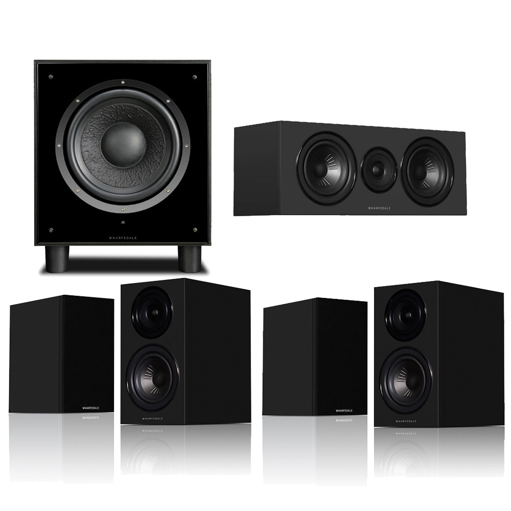 Wharfedale Diamond 12.1i HCP 5.1 Home Cinema Speaker Package - Black
