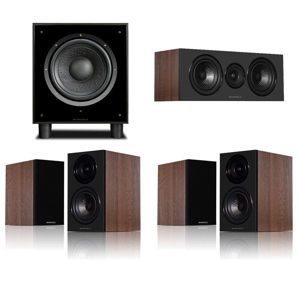 Wharfedale Diamond 12.1i HCP 5.1 Home Cinema Speaker Package - Walnut