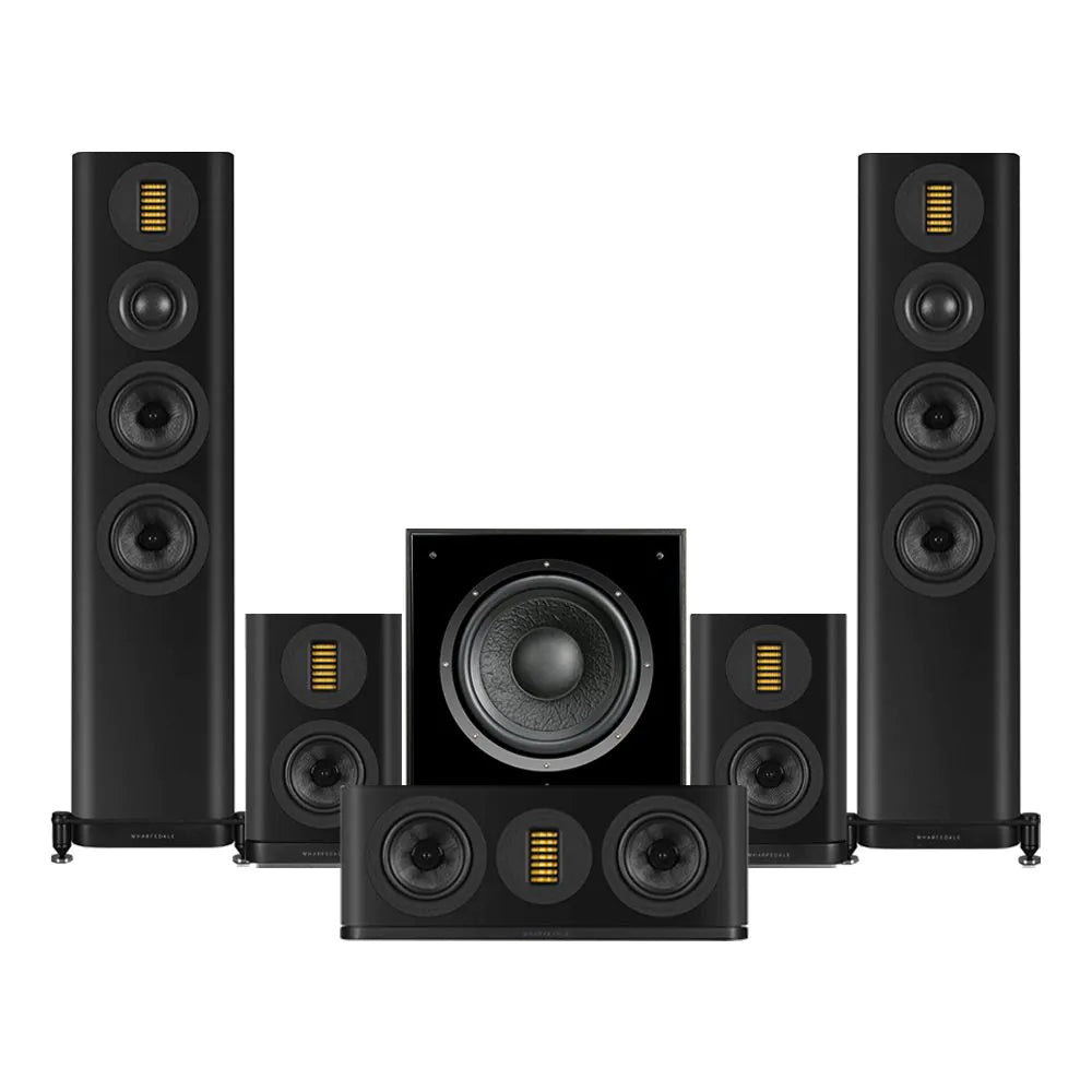 Wharfedale EVO 5.3 HCP 5.1 Surround Sound Home Cinema Speakers Package Black