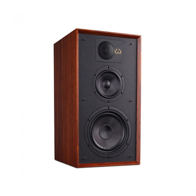 Wharfedale Linton Heritage Standmount Bookshelf Speakers Pair - Mahogany
