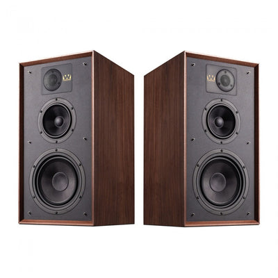 Wharfedale Linton Heritage Standmount Bookshelf Speakers Pair - Walnut