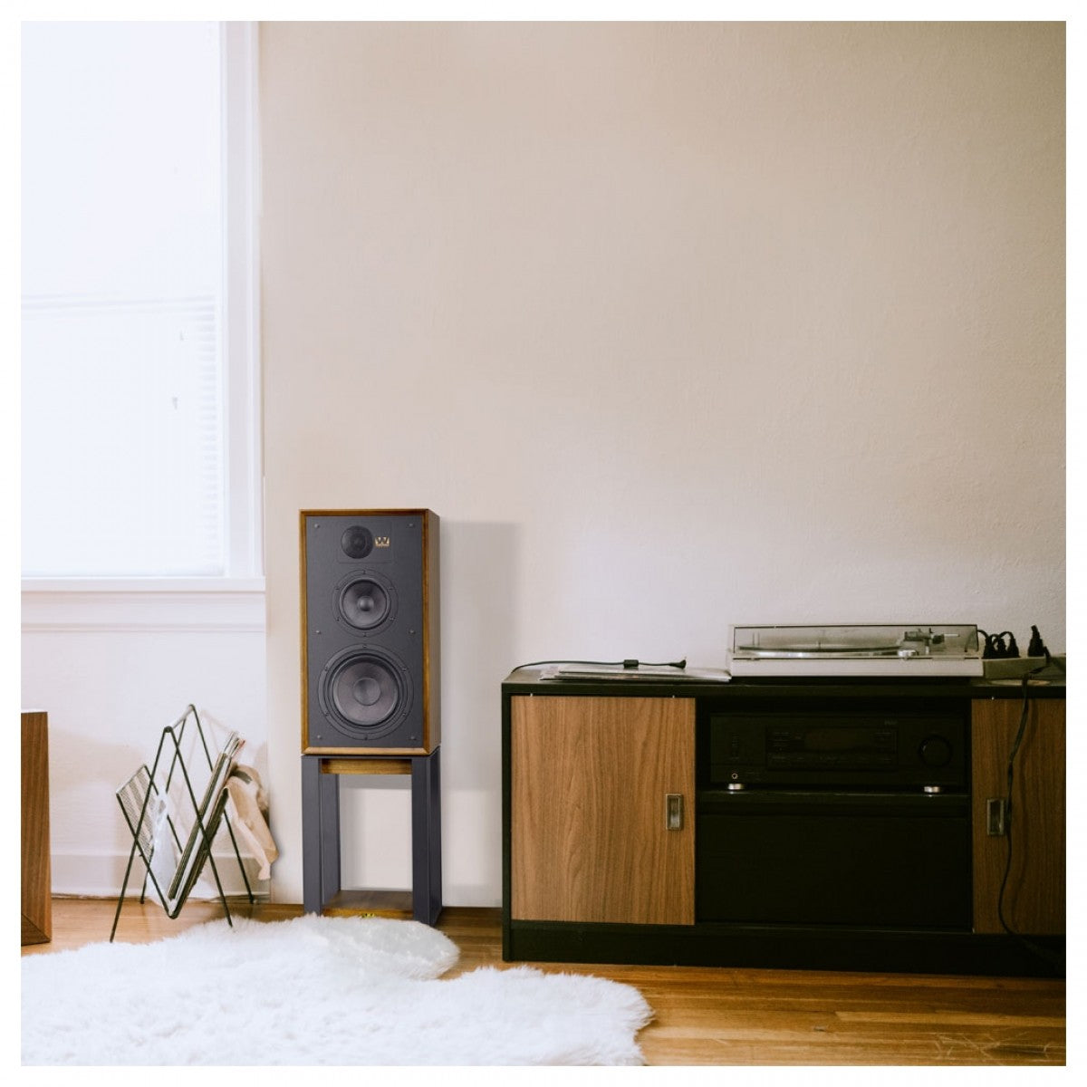 Wharfedale Linton Heritage Standmount Bookshelf Speakers Pair - Walnut