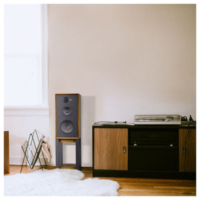 Wharfedale Linton Heritage Standmount Bookshelf Speakers Pair - Walnut
