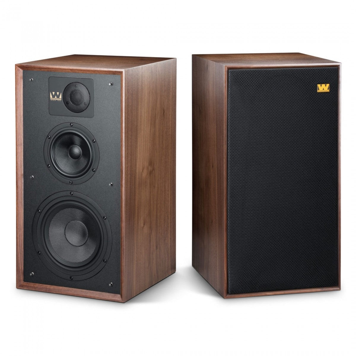 Wharfedale Linton Heritage Standmount Bookshelf Speakers Pair - Walnut