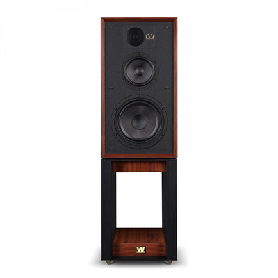 Wharfedale Linton Heritage Standmount Speakers with Matching Stands - Mahogany