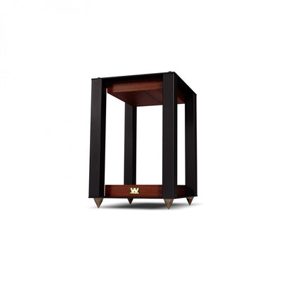 Wharfedale Linton Heritage Standmount Speakers with Matching Stands - Mahogany