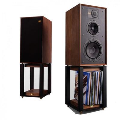 Wharfedale Linton Heritage Standmount Speakers with Matching Stands - Walnut