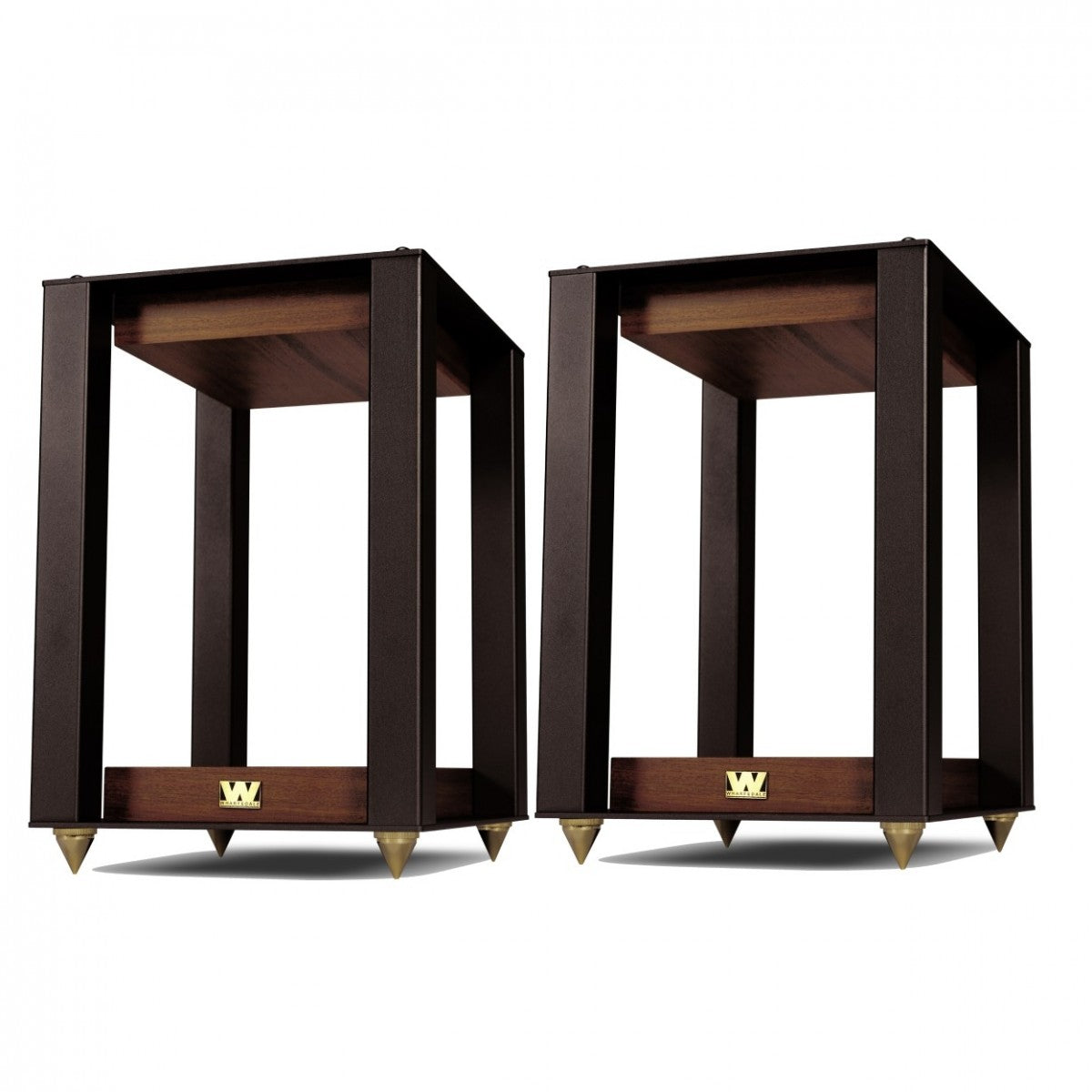 Wharfedale Linton Heritage Standmount Speakers with Matching Stands - Walnut