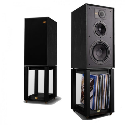 Wharfedale Linton Speaker Stands Pair for Linton and Super Linton Speakers - Black Oak